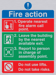 MF327: pictorial fire action