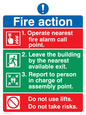 MF327: pictorial fire action