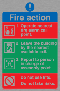 MF327: pictorial fire action