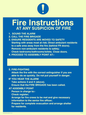 MF329: fire instructions for residential buildings