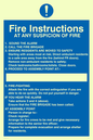 MF329: fire instructions for residential buildings