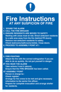 MF329: fire instructions for residential buildings