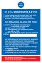 MF333: fire action if you discover a fire for hospitals