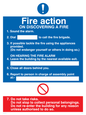 MF5176: Fire Action Notice