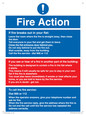 MF5748: Fire action notice Stay Put message