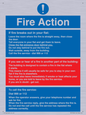 MF5748: Fire action notice Stay Put message