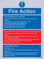MF5748: Fire action notice Stay Put message