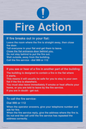 MF5748: Fire action notice Stay Put message