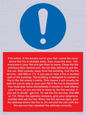 MF5748: Fire action notice Stay Put message