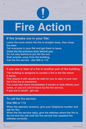 MF5748: Fire action notice Stay Put message