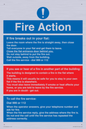 MF5748: Fire action notice Stay Put message