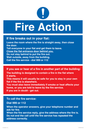 MF5748: Fire action notice Stay Put message