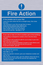 MF5748: Fire action notice Stay Put message