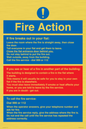 MF5748: Fire action notice Stay Put message