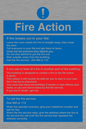 MF5748: Fire action notice Stay Put message