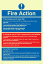 MF5748: Fire action notice Stay Put message
