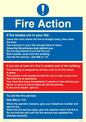 MF5748: Fire action notice Stay Put message
