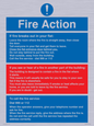 MF5748: Fire action notice Stay Put message