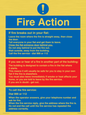 MF5748: Fire action notice Stay Put message