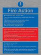 MF5748: Fire action notice Stay Put message