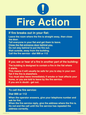 MF5748: Fire action notice Stay Put message