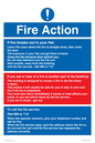 MF5748: Fire action notice Stay Put message
