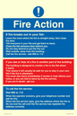 MF5748: Fire action notice Stay Put message