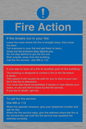 MF5748: Fire action notice Stay Put message