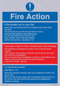 MF5748: Fire action notice Stay Put message