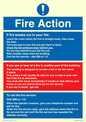 MF5748: Fire action notice Stay Put message