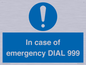 MF7144: In case of emergency DIAL 999