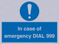 MF7144: In case of emergency DIAL 999