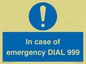 MF7144: In case of emergency DIAL 999