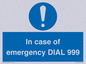 MF7144: In case of emergency DIAL 999