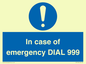MF7144: In case of emergency DIAL 999