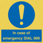 MF7144: In case of emergency DIAL 999