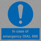 MF7144: In case of emergency DIAL 999