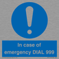 MF7144: In case of emergency DIAL 999