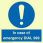 MF7144: In case of emergency DIAL 999