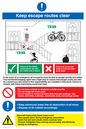 MF7158: Keep escape routes clear for flats
