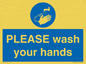 MH15953: PLEASE wash your hands