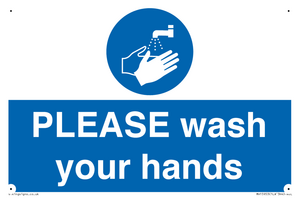 MH15953: PLEASE wash your hands