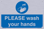 MH15953: PLEASE wash your hands