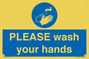 MH15953: PLEASE wash your hands