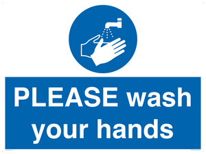 MH15953: PLEASE wash your hands