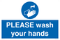 MH15953: PLEASE wash your hands