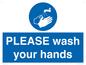 MH15953: PLEASE wash your hands