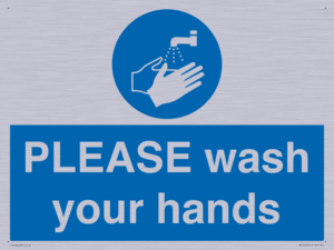 MH15953: PLEASE wash your hands