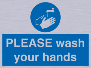MH15953: PLEASE wash your hands
