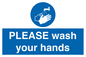 MH15953: PLEASE wash your hands
